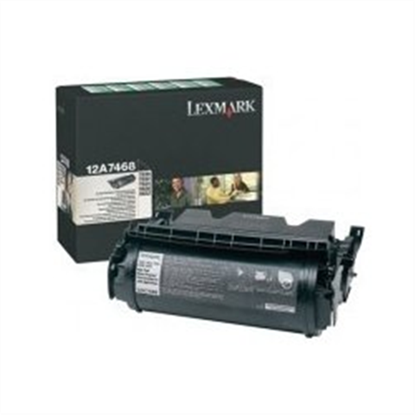 Toner Lexmark 12A7468 (Černý) (Prebate)