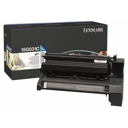 Toner Lexmark 15G031C (Azurový)