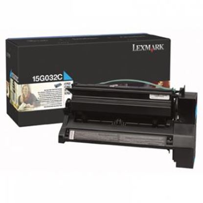 Toner Lexmark 15G032C (Azurový)