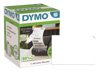 Dymo 2166659  (210x900mm, 1 role, ) papírové štítky bílé, 140ks