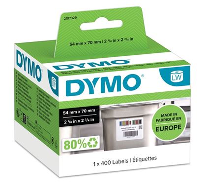 Dymo 2187329  (70x54 mm, 1 role, ) 1x400 štítků