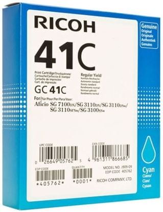 Cartridge Ricoh č.CG41C - 405762 (Azurová)