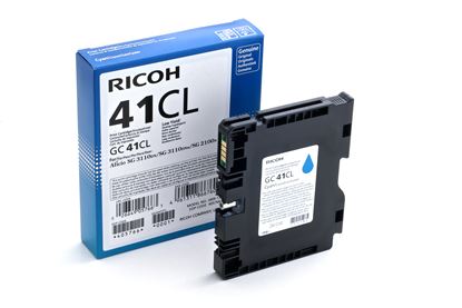 Cartridge Ricoh č.GC 41CL - 405766 (Azurová)