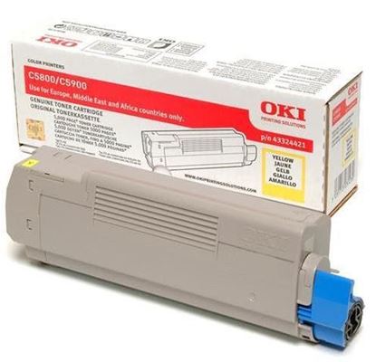 Toner OKI 43324421 (Žlutý)