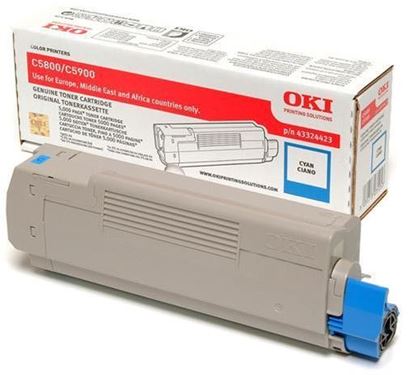 Toner OKI 43324423 (Azurový)