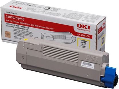 Toner OKI 43865721 (Žlutý)