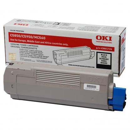 Toner OKI 43865724 (Černý)