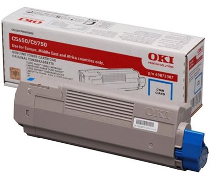 Toner OKI 43872307 (Azurový)