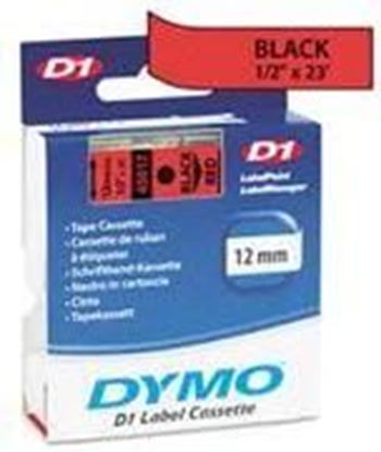 Páska Dymo 45017 (Černý tisk/červený podklad) S0720570