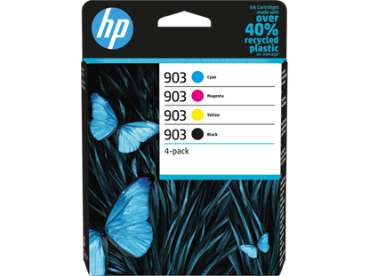 Zásobníky - Multi Pack HP č.903 - 6ZC73A (Černé, azurové, purpurové, žluté)