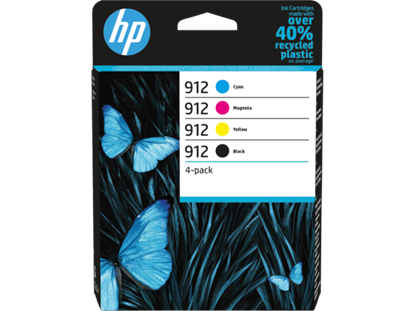 Cartridge - Multi Pack HP č.912 - 6ZC74A (Černá, azurová, purpurová, žlutá)