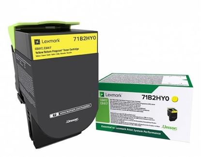 Toner Lexmark 71B2HY0 (Žlutý) Return