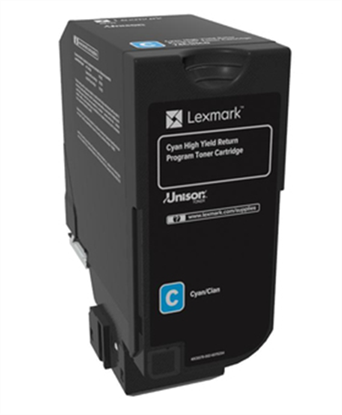 Toner Lexmark 74C2HC0 (Azurový) Return