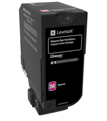 Toner Lexmark 74C2HM0 (Purpurový) Return