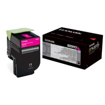 Toner Lexmark 80C0S30 (Purpurový)