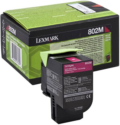 Toner Lexmark 80C20M0 (Purpurový) (Return)