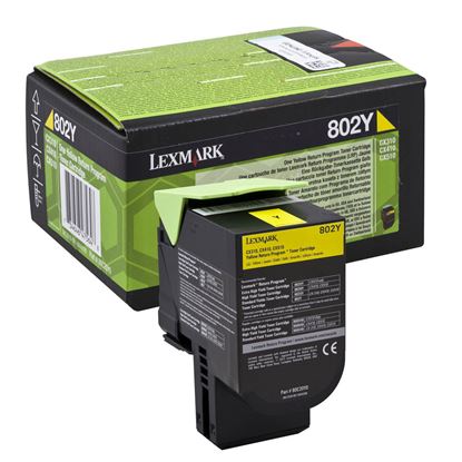 Toner Lexmark 80C20Y0 (Žlutý) (Return)