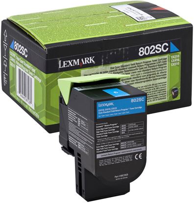 Toner Lexmark 80C2SC0 (Azurový) (Return)