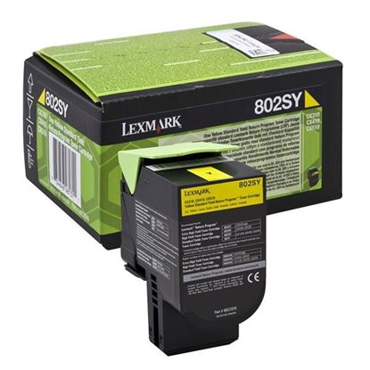 Toner Lexmark 80C2SY0 (Žlutý) (Return)