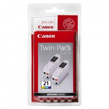 Cartridge - Multi Pack Canon č.21 - BCI-21CTWIN (Barevná) (2 kusy) - Doprodej