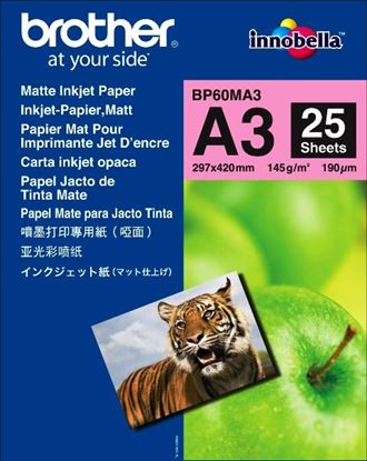 Brother BP60MA3-A3 'Matte Injekt Paper'(A3, 25 listů, 145 g/m2)