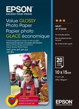 Epson C13S400037 'Value Glossy Photo Paper'(10x15cm, 20 listů, 183 g/m2)