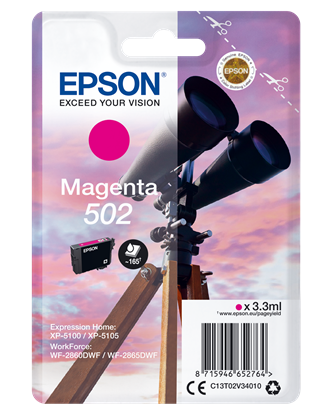 Zásobník Epson č.502 - T02V3 (Purpurový)