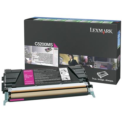 Toner Lexmark C5200MS (Purpurový) (Return)