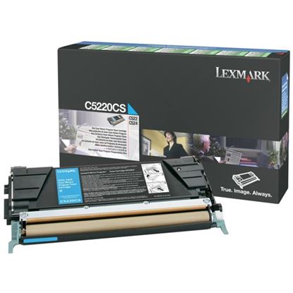 Toner Lexmark C5220CS (Azurový) (Return)