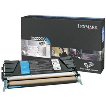 Toner Lexmark C5222CS (Azurový)