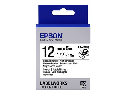 Páska Epson C53S654024 (Černý tisk/bílý podklad)