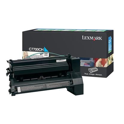 Toner Lexmark C7700CH (Azurový) (return)