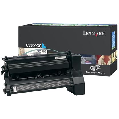 Toner Lexmark C7700CS (Azurový) (return)