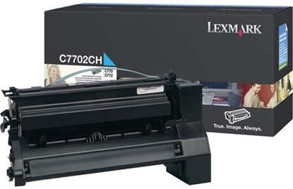 Toner Lexmark C7702CH (Azurový)