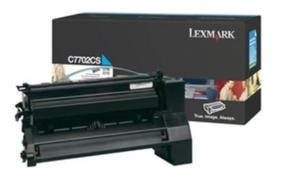 Toner Lexmark C7702CS (Azurový)