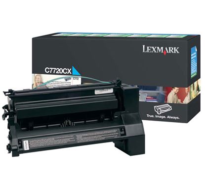 Toner Lexmark C7720CX (Azurový) (return)