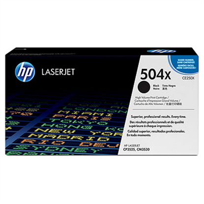 Toner HP č.504X - CE250X (Černý - black)