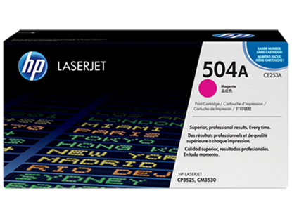 Toner HP č.504A - CE253A (Purpurový)