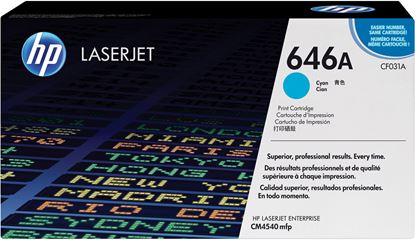 Toner HP č.646A - CF031A (Azurový)