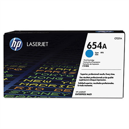 Toner HP č.654A - CF331A (Azurový)