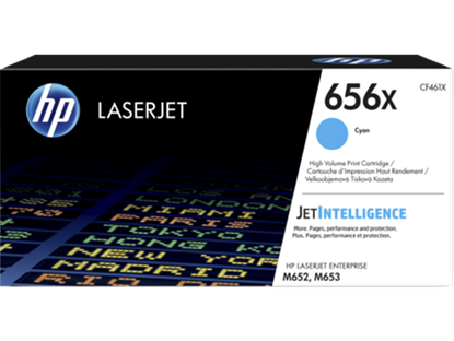 Toner HP č.656X - CF461X (Azurový)