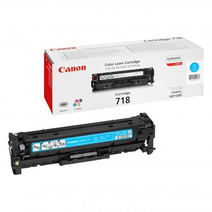 Toner Canon č.718 - CRG-718C (Azurový)