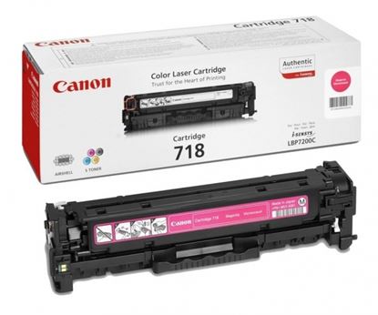 Toner Canon č.718 - CRG-718M (Purpurový)