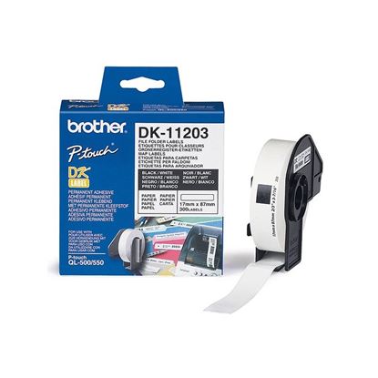 Brother DK-11203 'papírové/databáze'(17x87 mm, 300 ks, )
