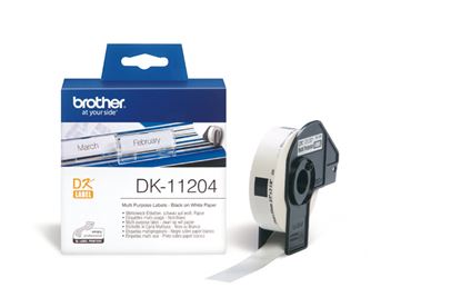 Brother DK-11204  (17x54mm, 400 ks, )