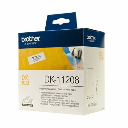 Brother DK-11208 'papírové / široké adresy'(38x90 mm, 400 ks, )