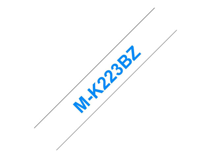 Páska Brother MK-223BZ (Modrá/průsvitná)
