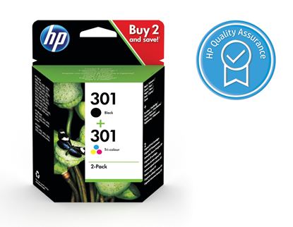 Cartridge - Multi Pack HP č.301 - N9J72A (Černá a barevná) náhrada za J3M81AE