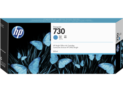 Zásobník HP č.730 - P2V68A (Azurový)