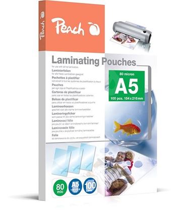 Folie do laminátoru Peach PE-PP580-03 (A5 - kapsa, 100 listů, 80 um)